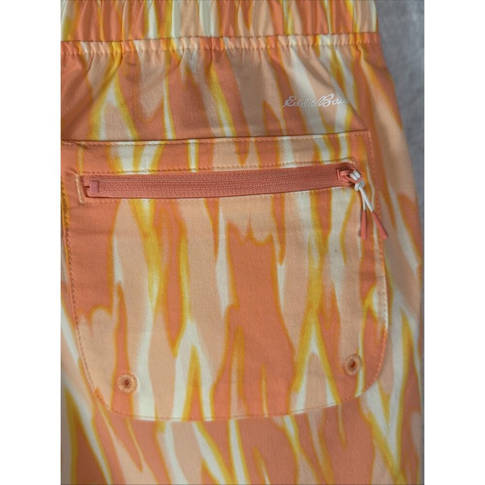 Eddie Bauer Womens Size TM Mango Print Drawstring 3" Inseam Tidal Shorts NWT - Picture 7 of 8